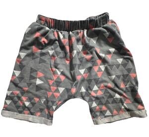 Joah Love Gray Geometric Triangle Shorts Made in USA Toddler 2T 3T Estimate